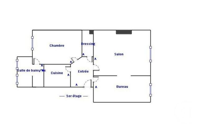 Appartement T3 à vendre - 3 pièces - 47.0 m2 - PARIS - 75007 - ILE-DE-FRANCE - Century 21 Odéon Saint-Sulpice
