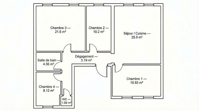 Appartement F5 à vendre - 5 pièces - 89.18 m2 - PARIS - 75005 - ILE-DE-FRANCE - Century 21 Odéon Saint-Sulpice