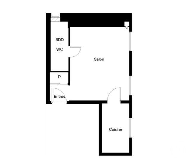 Appartement Studio à vendre - 1 pièce - 20.0 m2 - PARIS - 75006 - ILE-DE-FRANCE - Century 21 Odéon Saint-Sulpice