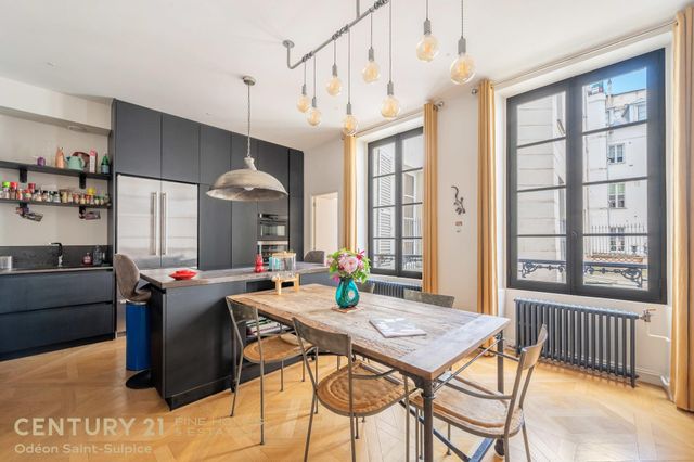 Appartement T7 à vendre - 7 pièces - 170.03 m2 - PARIS - 75006 - ILE-DE-FRANCE - Century 21 Odéon Saint-Sulpice