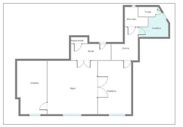 Appartement F3 à vendre - 3 pièces - 47.83 m2 - PARIS - 75013 - ILE-DE-FRANCE - Century 21 Odéon Saint-Sulpice